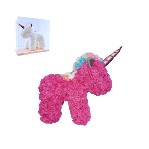ΜΟΝΟΚΕΡΟΣ ΡΟΖ ΤΡΙΑΝΤΑΦΥΛΛΑ (30cm) '' VALENTINE'S GIFTS ''